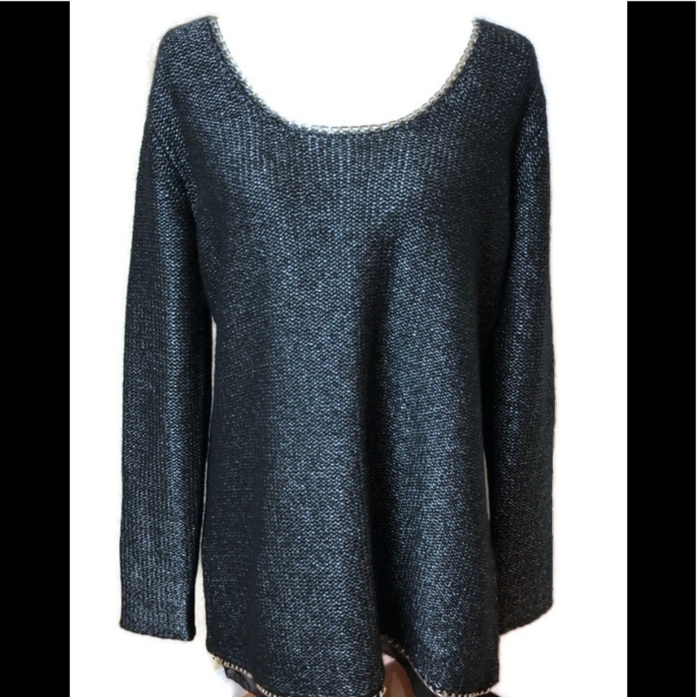 NWT Soft Surroundings Metallic Chain Link Trim